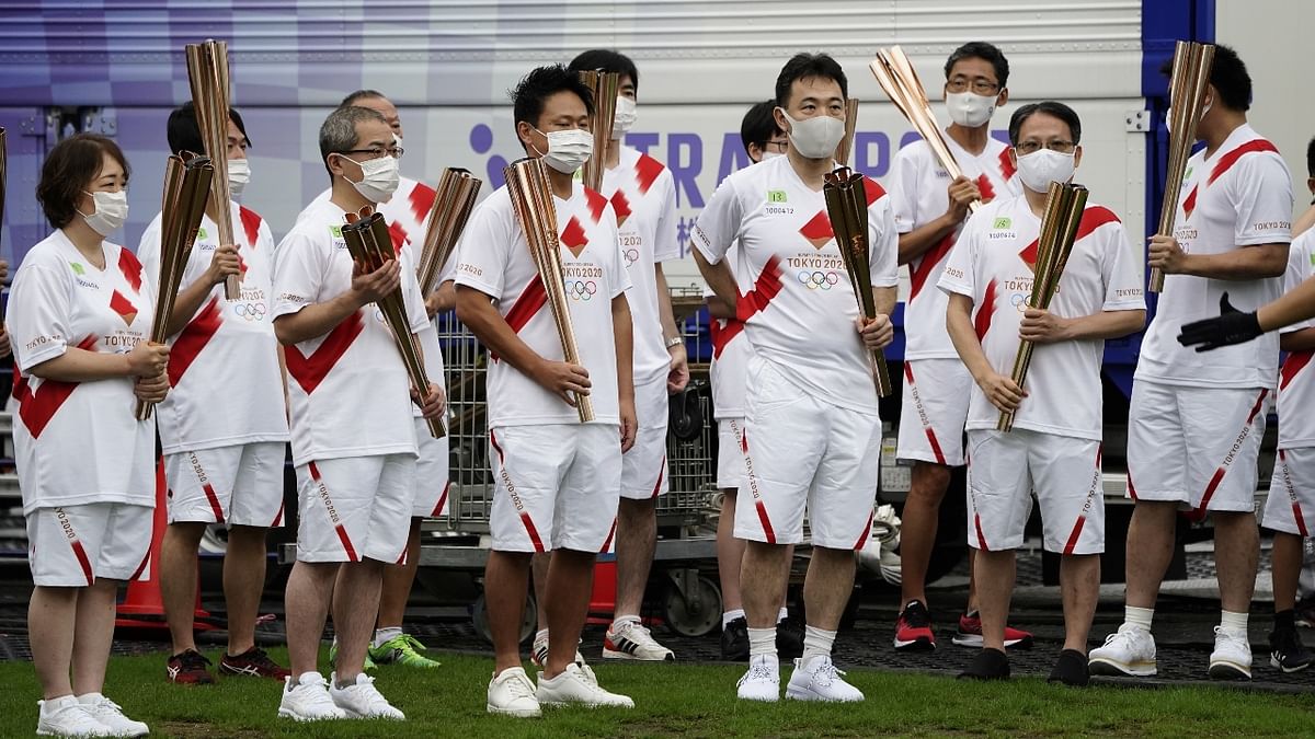 Tokyo 2020 Olympics torch relay unveiling ceremony In Pics